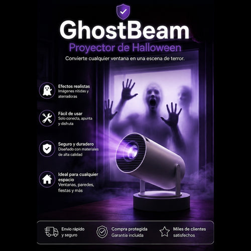 GhostBeam™ — Proyector de Halloween